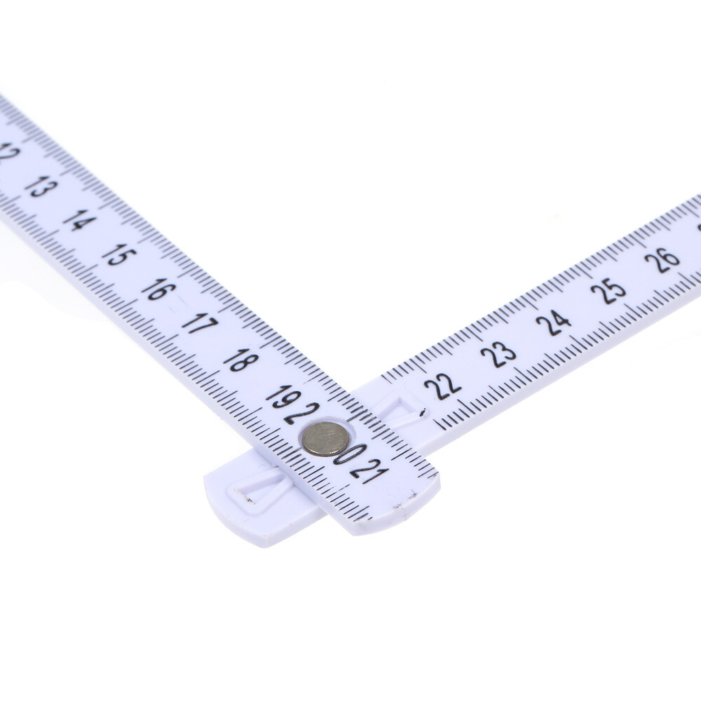 2M Slide Ten-Parts Fold Rulers 6.6ft Folding Carpenter Ruler Meter Tool G2O7