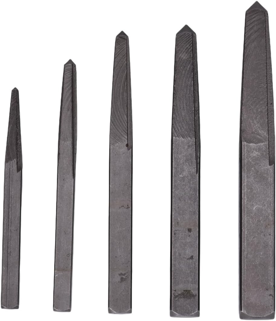 73215 Square Screw Extractor Set, 5 Piece | Set Contains #1 through #5, Will Not