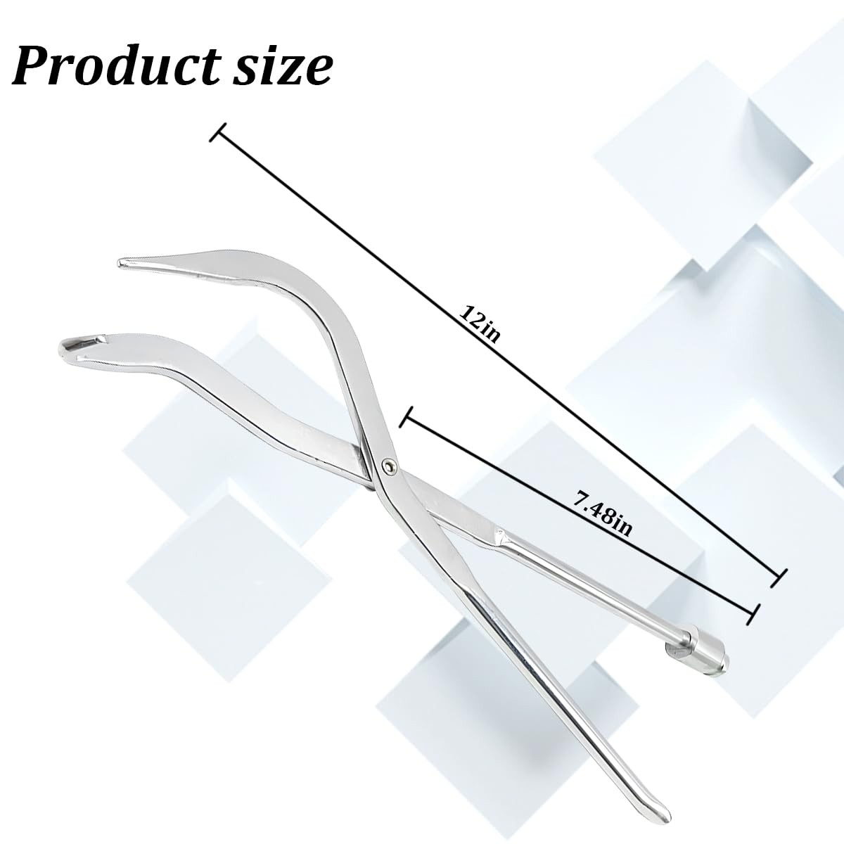 Car Brake Spring Pliers, Double Ended Vehicle Drum Brake Adjusting Silver