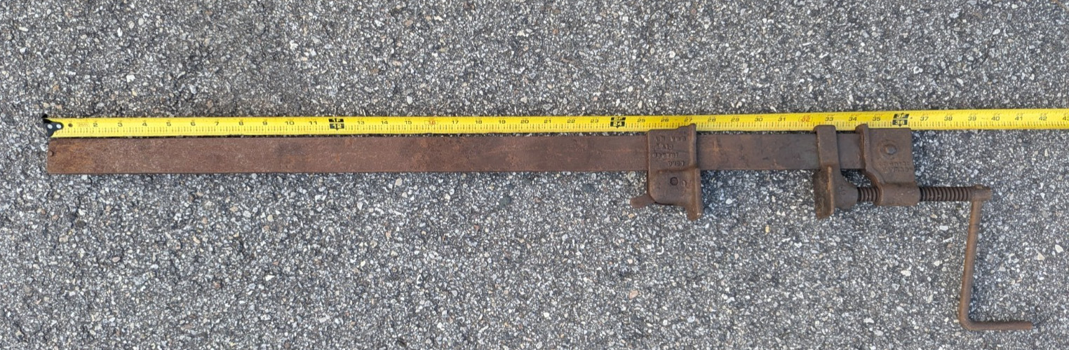 Wetzler Clamp Co 36” Woodworkers Heavy Duty Sliding Long Island City U.S. 1 One
