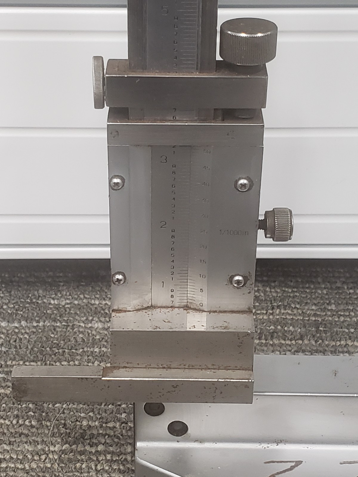 Vintage Mitutoyo 12″ Vernier Height Gage Stainless Steel Made in Japan