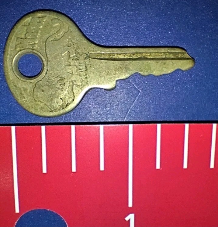 Collectible Brass Master Lock Lion Logo Key