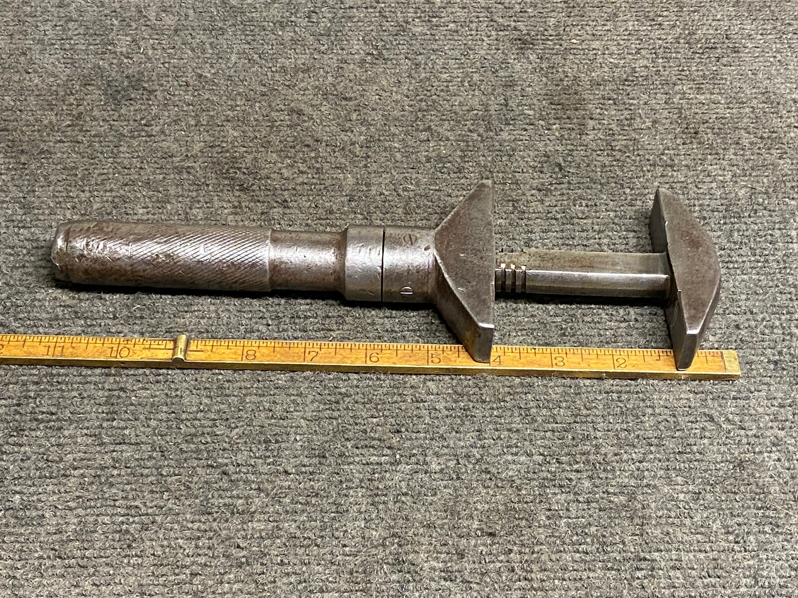 Rare VTG Wrench Double Sided Adjustable Wrench B & Sch. Germany DRGM Early 1900’