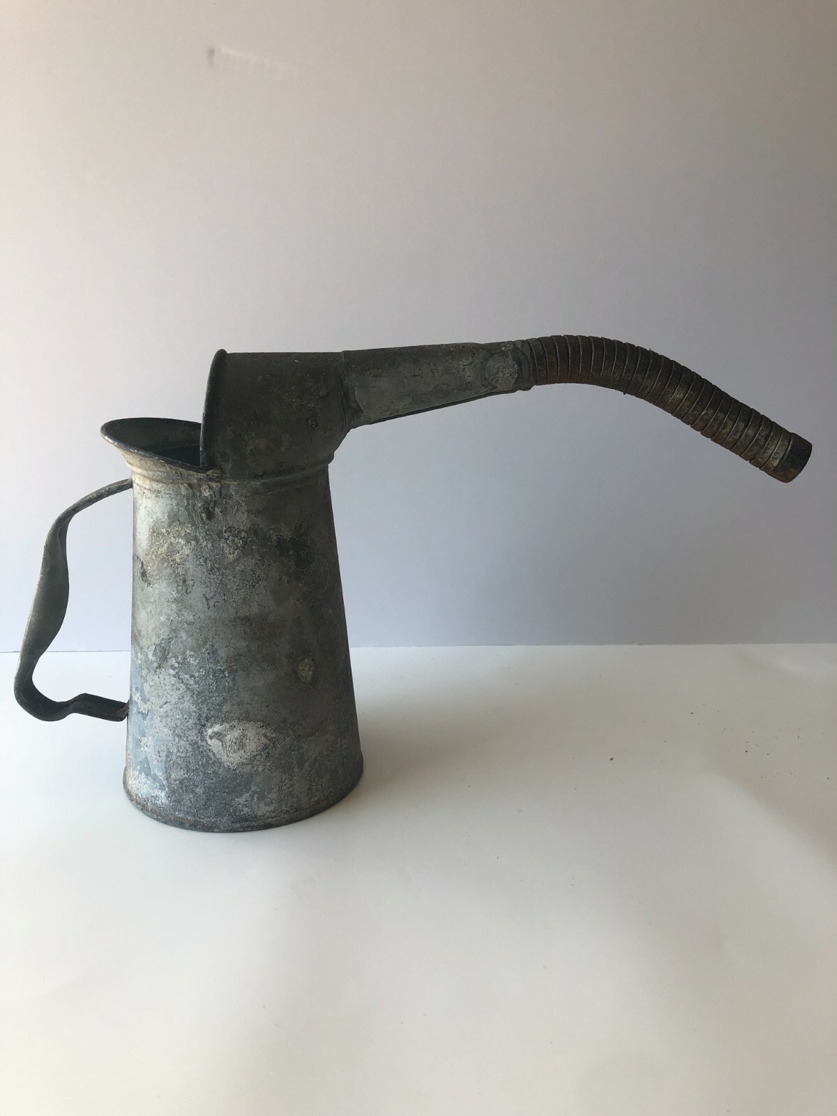 Vintage Galvanized Transfer Can 1/4 gal US Standard NYC Approved #878