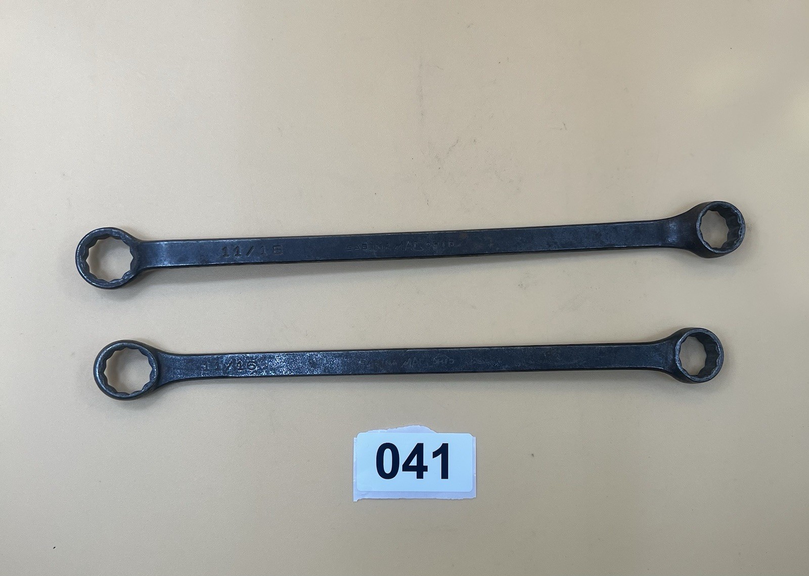 2 Vintage MAC Tools BXL-2022 BL 2022 SABINA, OHIO wrench 5/8 x 11/16 box offset