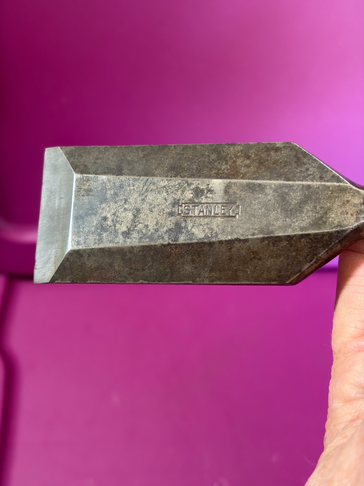 Vintage Stanley Sweetheart No 50 Everlasting 1-1/2″ Wide Butt Chisel-1911-’42!