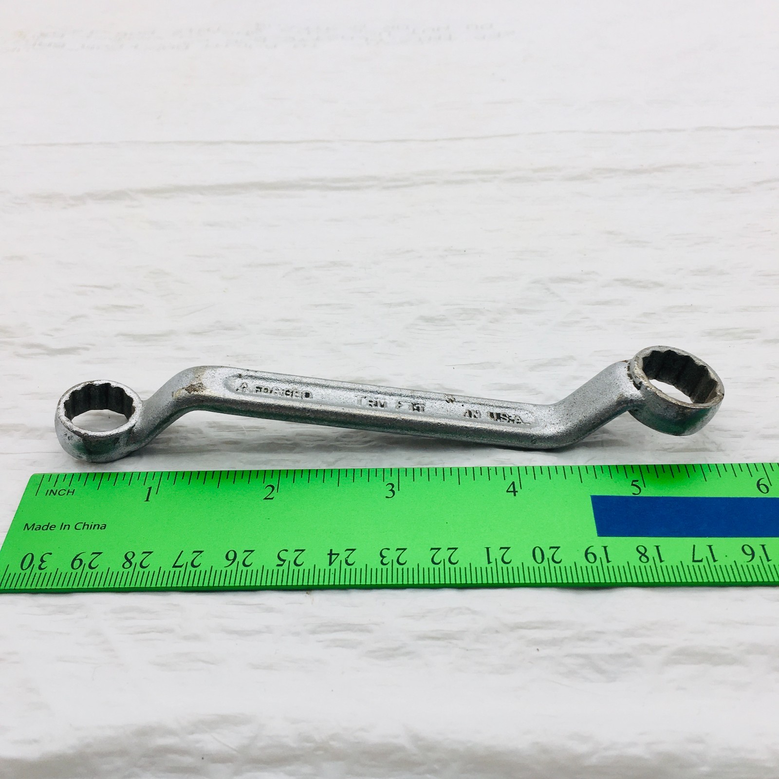 Tru-Fit Lectrolite 1/2″ x 9/16″ Double Offset Box Wrench Vintage U.S.A.