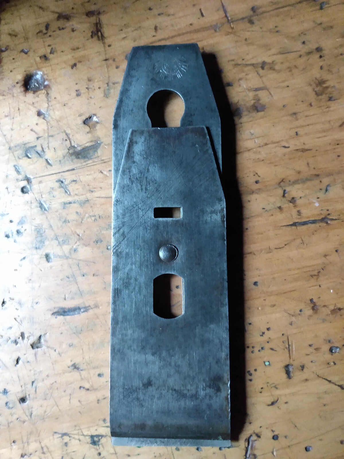 ZENITH. BY MARSHALL WELLS, 2″ PLANE BLADE AND CHIP BREAKER.