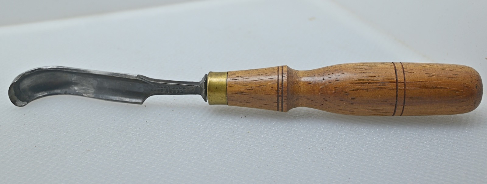 ✨Vintage 5/8″ Charles Buck Back Bent Carving Gouge Chisel (INV S324)