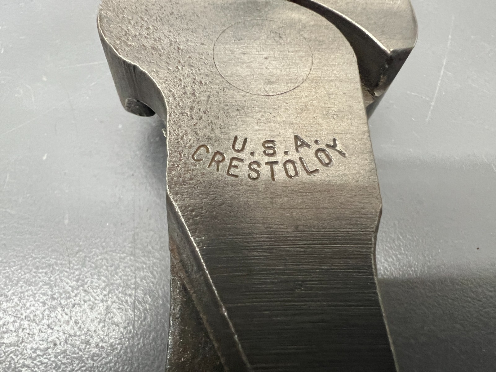 (d) VINTAGE CRESCENT CRESTOLOY 72-7 7″ END CUTTING PLIERS NIPPERS – VGC USA