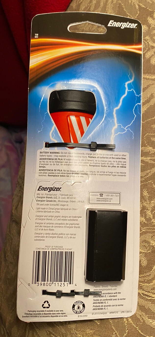 Energizer Weatheready Floating LED Light, 55 Lumens, 35h, Waterproof, Flashlight