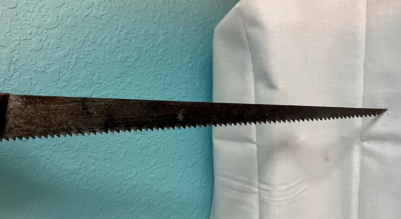 Vintage Keyhole Hand Saw Wood Grip Made in USA Antique Hand Saw Man cave Decor