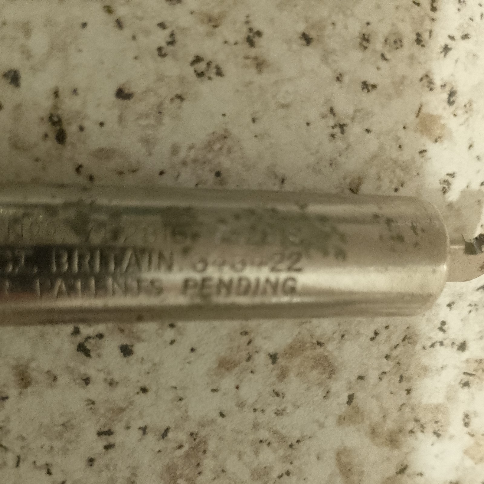 Vintage 1920s Schrader Balloon Tyre Pressure Gauge Brass Leather Sheath Case