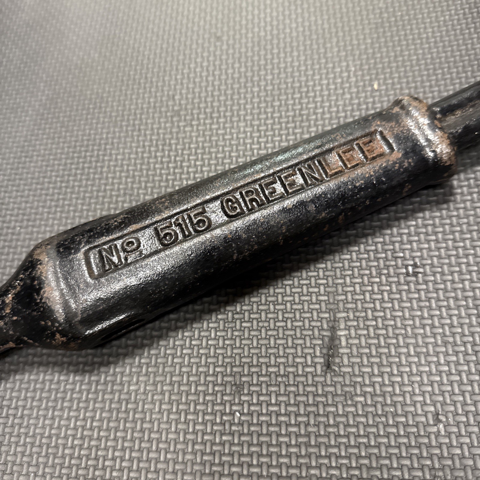 Vintage No 515 GREENLEE SureGrip Slide Hammer Nail Puller USA Antique