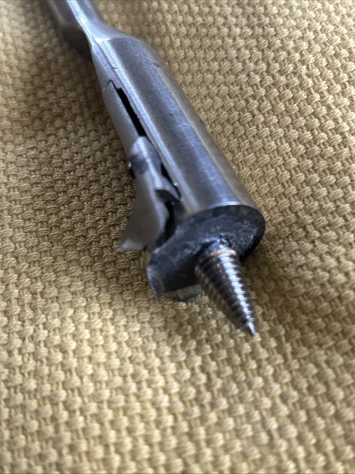Original “Samson” Vintage Adjustable Expansive Boring 9 1/2″ Auger Bit sharp!