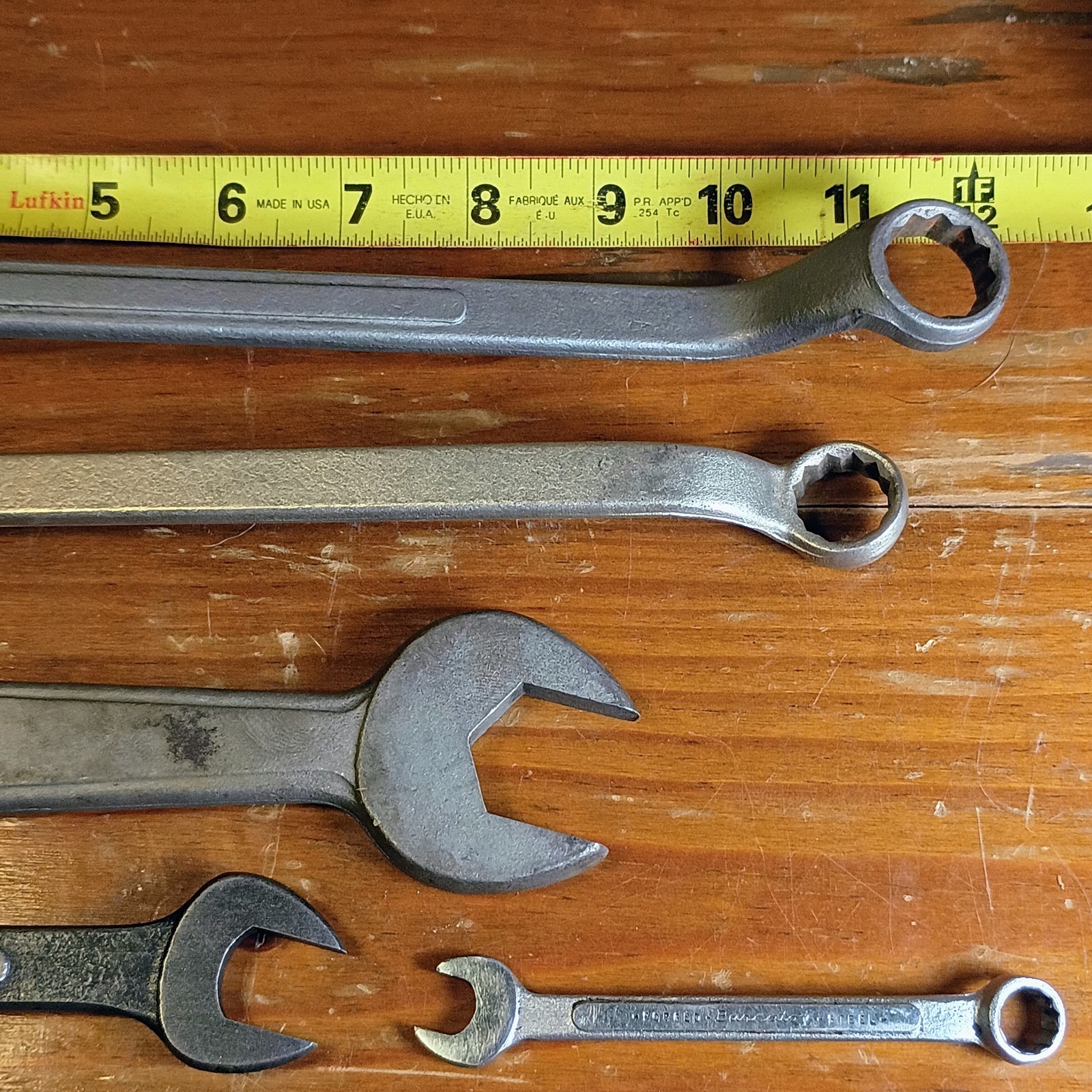 12 Vintage Barcalo Buffalo USA Wrenches Open End Double Box End Combination
