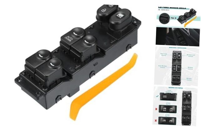 Power Window Switch for Hyundai Accent 13-17 93570-1R111