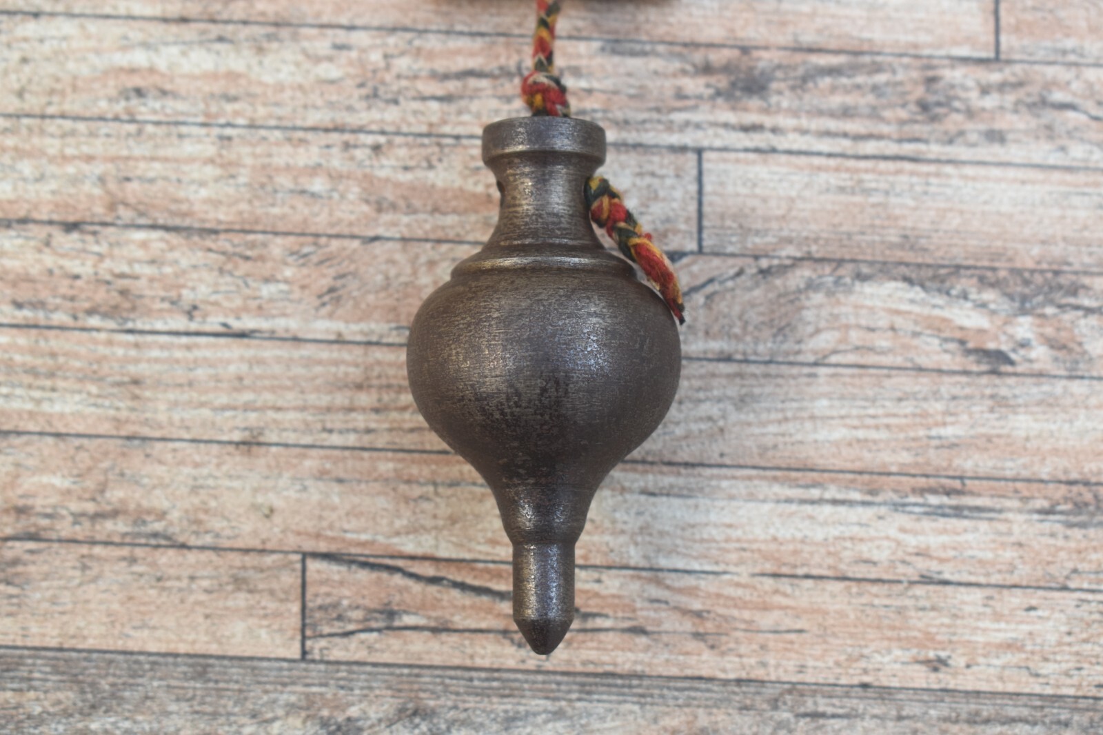 Vintage Collectible Iron Leveling Plumb Bob Tool Table Decor Plumb Bob Work Tool