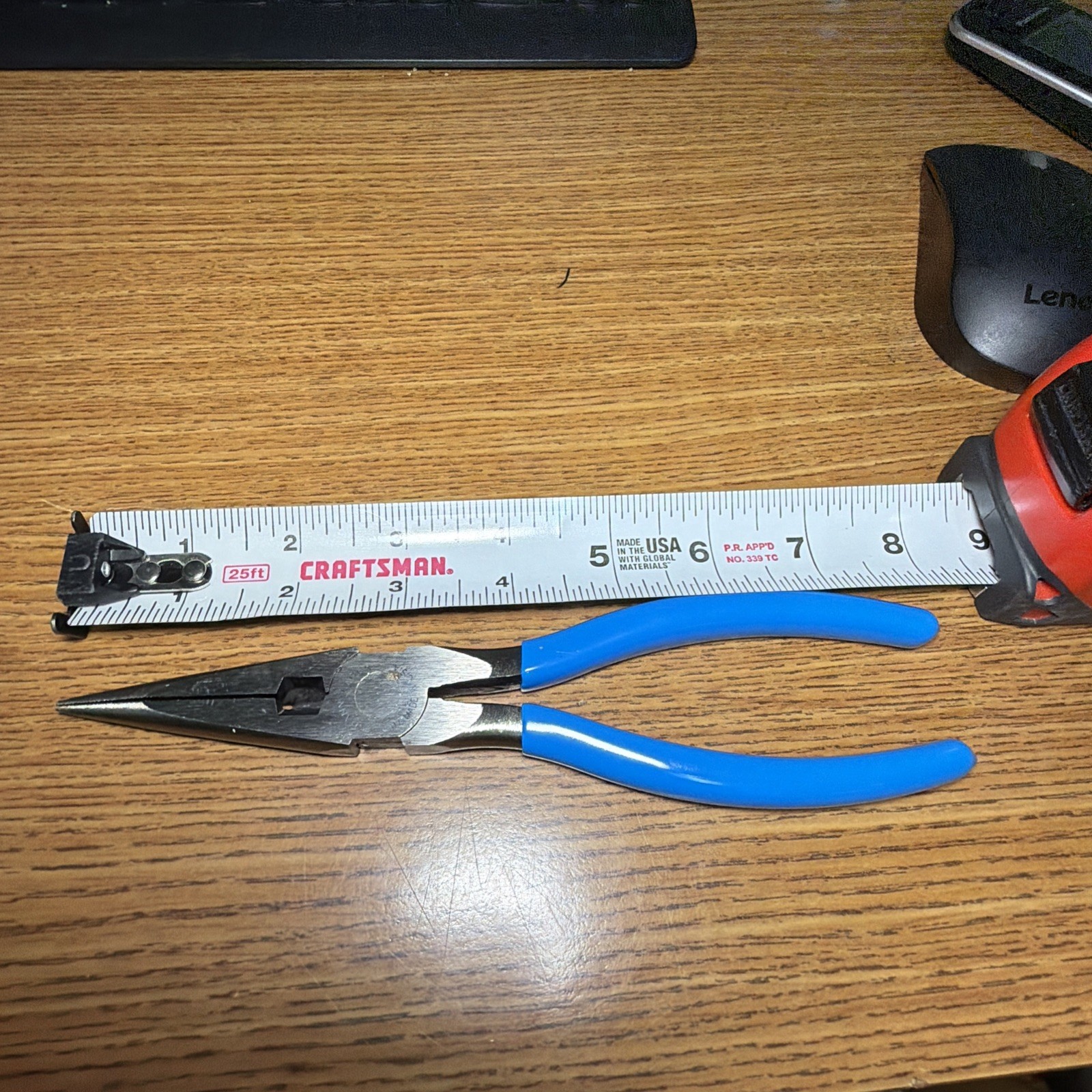 VINTAGE CHANNELLOCK 317 8″ NEEDLE NOSE PLIERS CUTTERS – VGC – USA