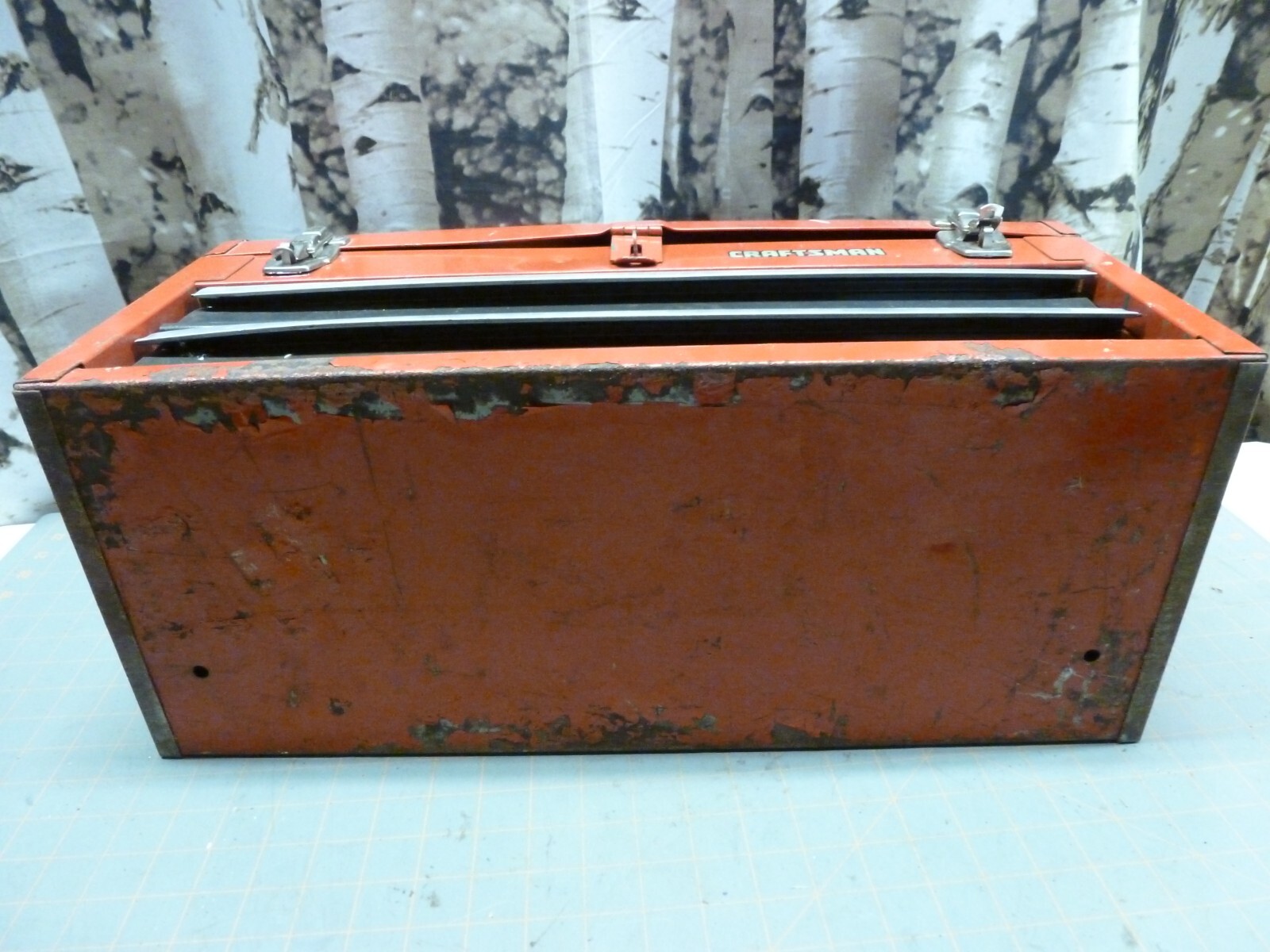 As-Is Craftsman Red 2 Drawer Tool Box 20-1/2″ X 8 1/2″ X 9 1/2″ tall