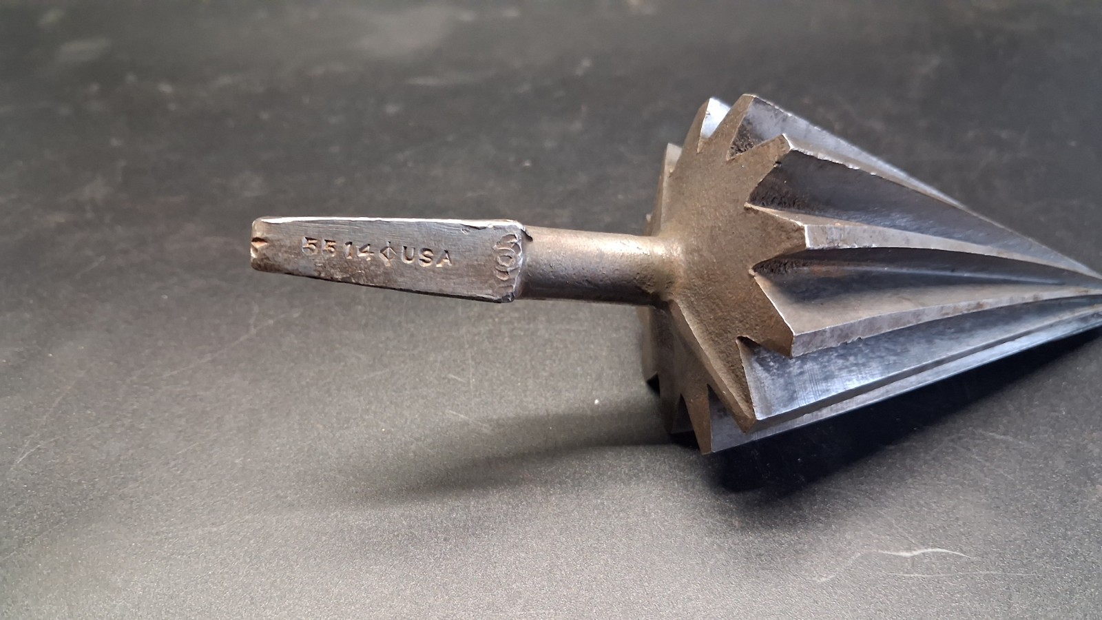 Craftsman 4415 Spiral Pipe Reamer Deburring Bit Brace Shank Vintage Made In USA