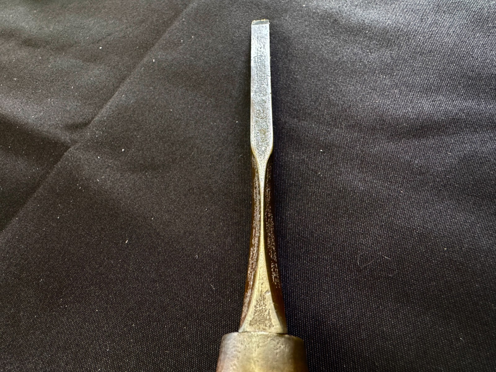 Vintage Japanese Nomi Chisel Used By Japanese Carpenter Showa Era Sharp Tool 5