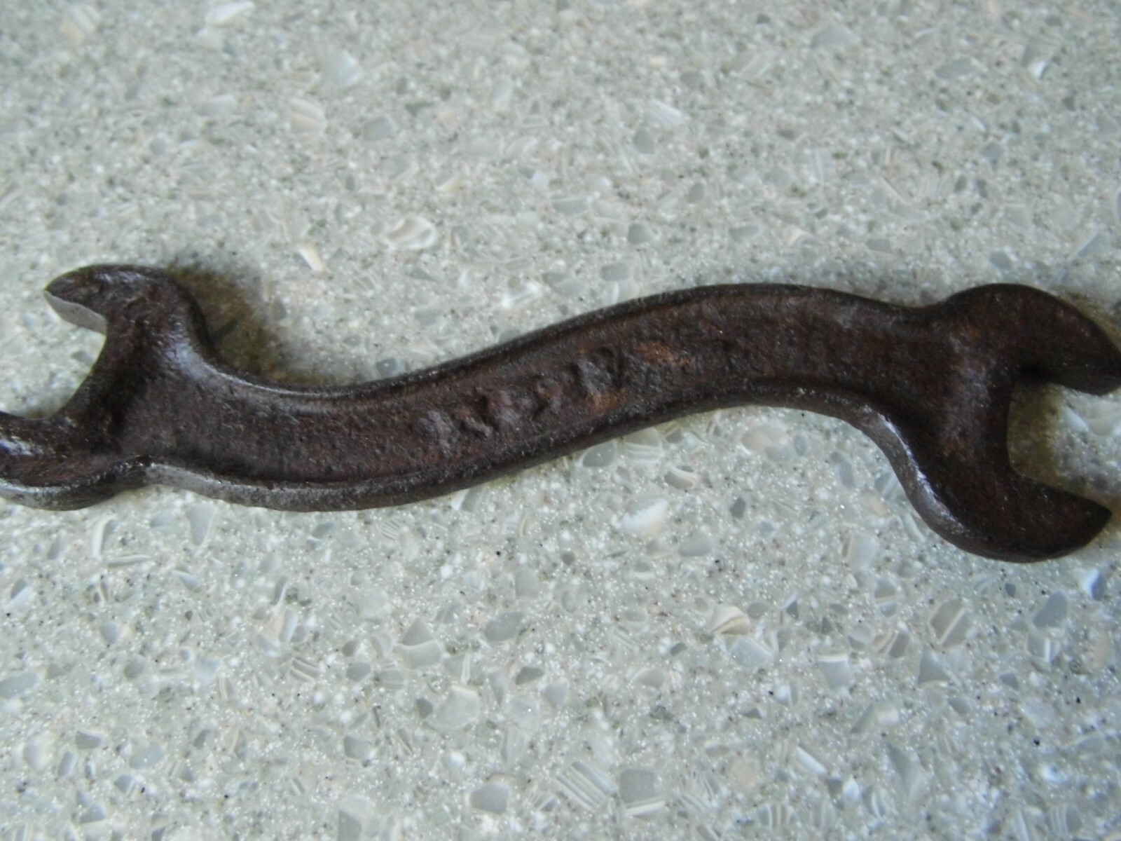 Antique Wrench IH H523 – Open Ended Combination Wrench (Item #2)