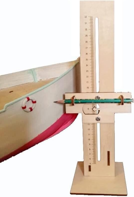 Ship Model Building Tool – Contour Line Marked Tool Horizontal Line Scriber
