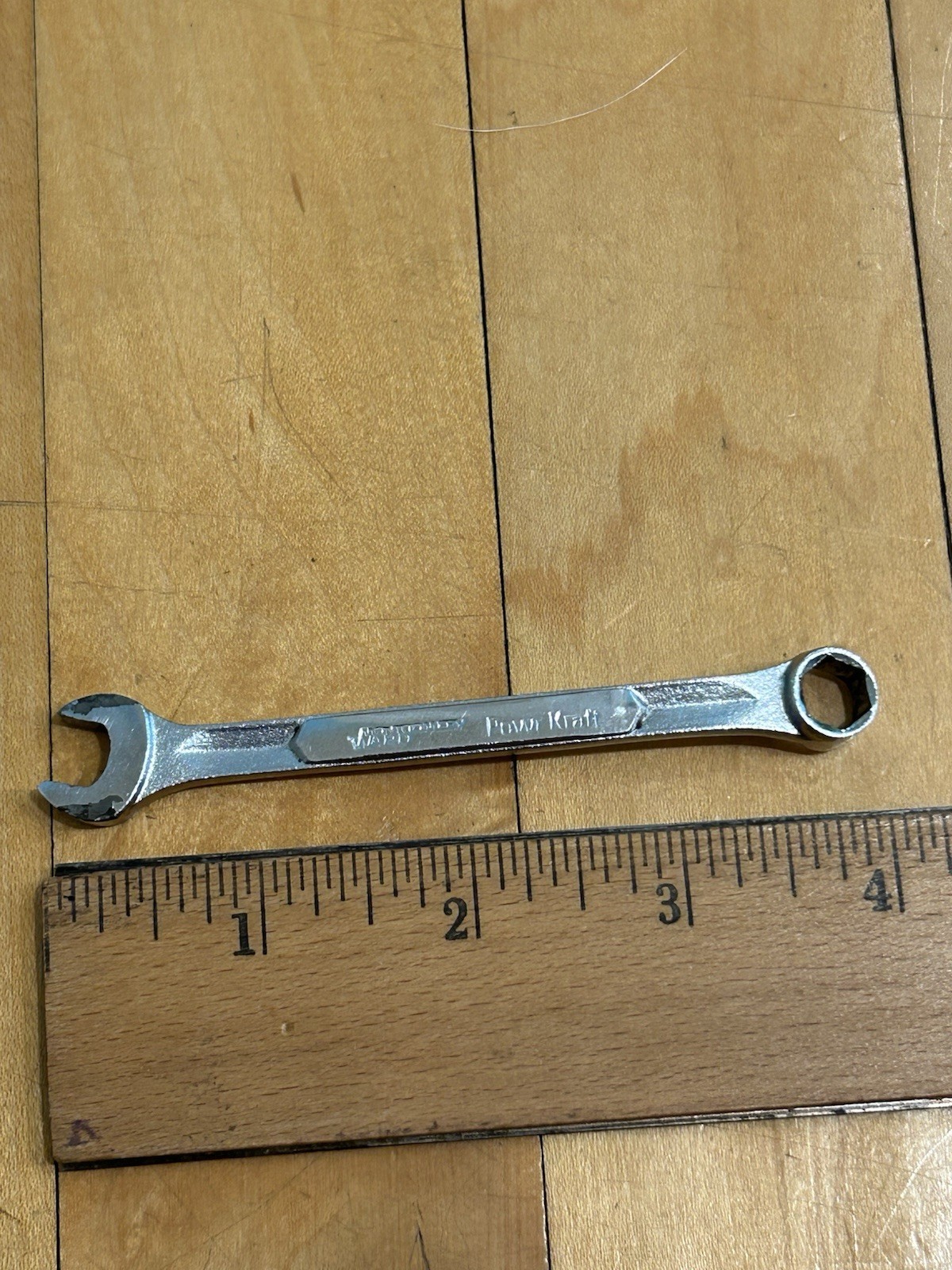 MONTGOMERY WARD 5/16″ Combination Wrench 6pt. POWR KRAFT Tools #4930 10 NICE
