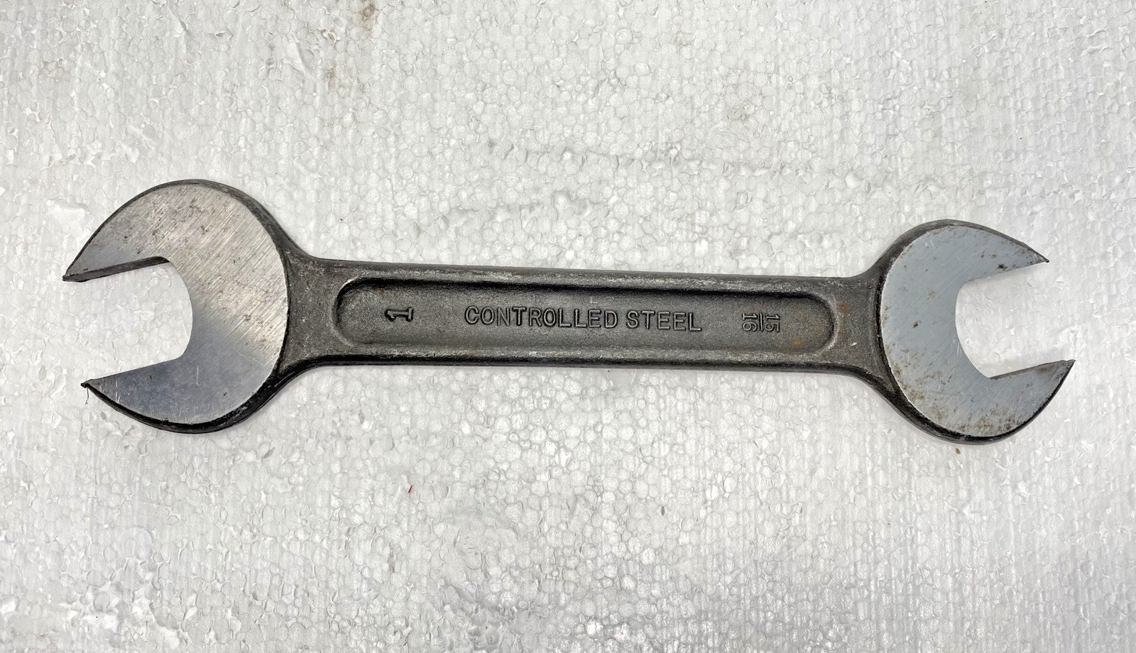 NOS Vintage Controlled Steel Wrench 15/16″ x 1″ Drop Forged Made in USA