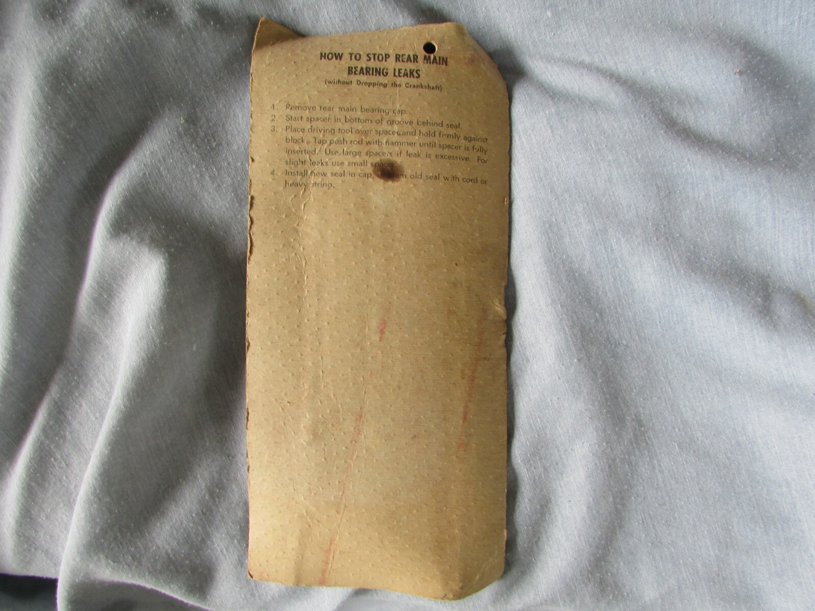 Vintage Snap-On GA-158 Rear Main Bearing Tool NEW OLD STOCK