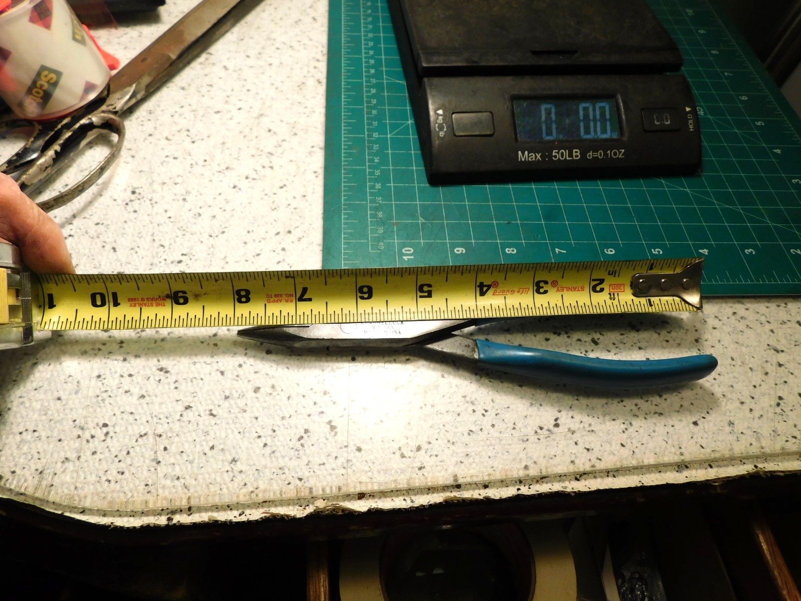 VINTAGE CHANNELLOCK NO. 738- 8″ LONG REACH NEEDLE NOSE PLIERS USA
