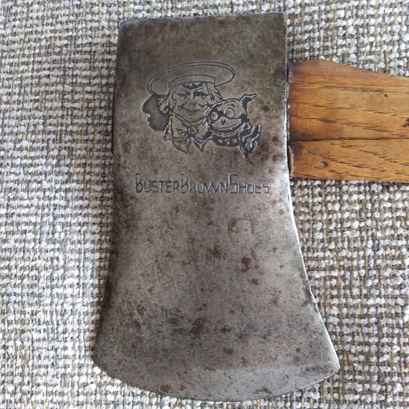 Vintage Buster Brown Shoes Advertising Hatchet Tool