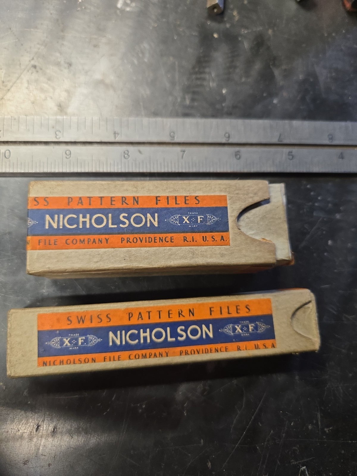 Nicholson X.F. Swiss Pattern Files Vintage USA Precision Machinist Jeweler Lot