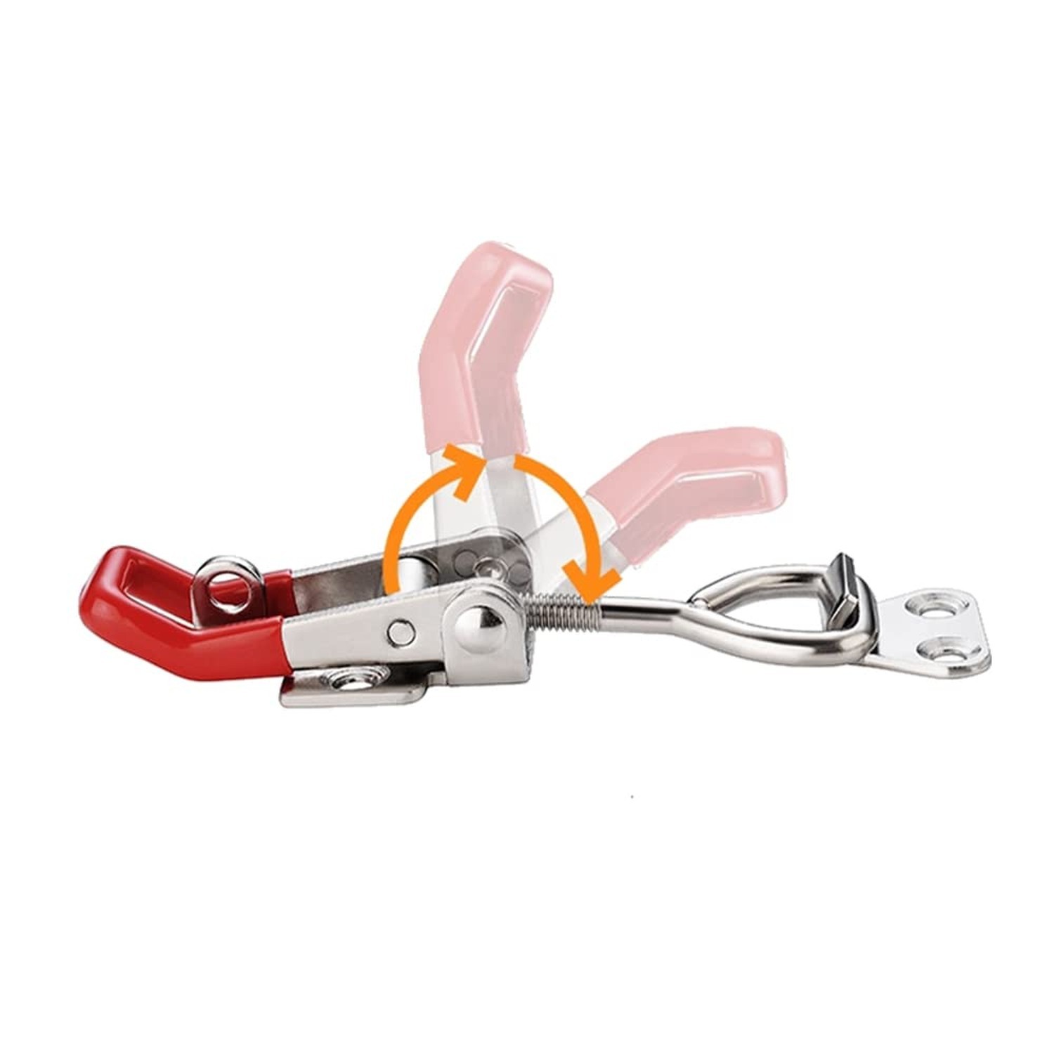 E-TING 4 Pack Heavy Duty 4002 Toggle Latch Clamp with 20PCS Screws | Adjustab…