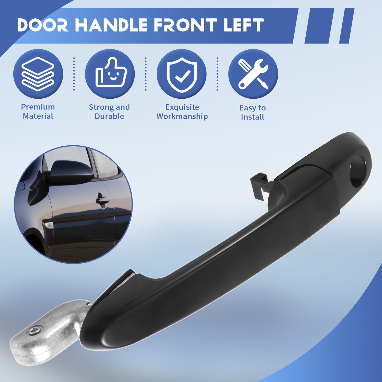 Car Front Left Driver Side Outside Exterior Door Handle for Accent9687