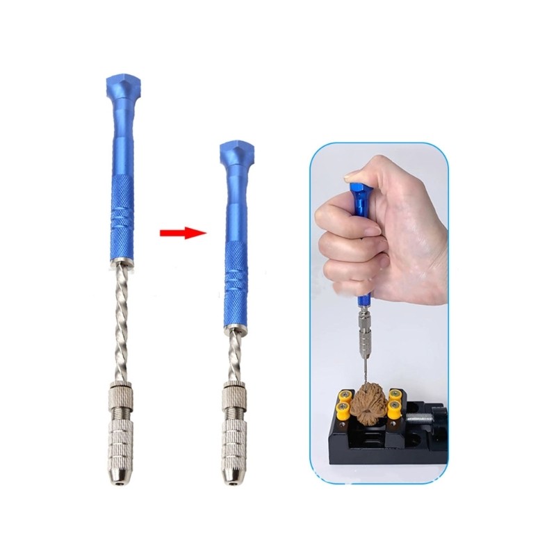 1 Set DIY Resin Keychain Jewelry Making Kit Precision Pin Hand Twist Drill