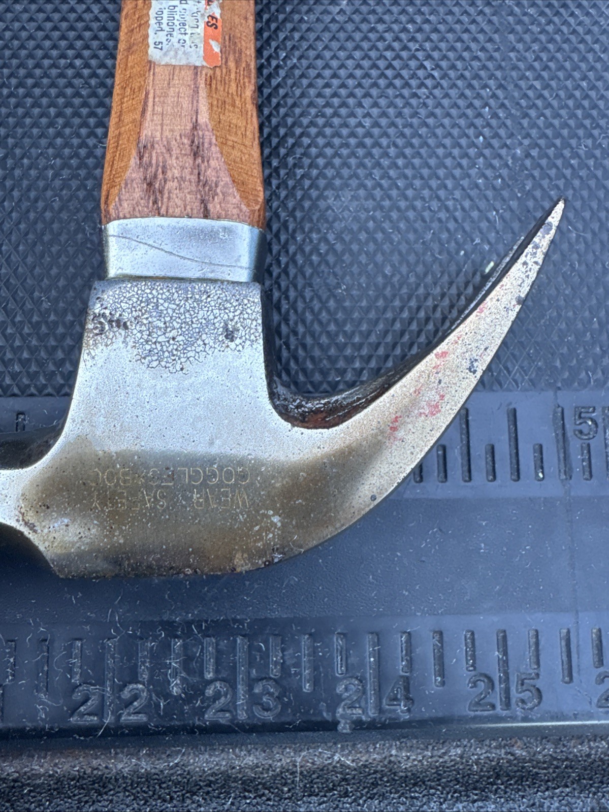 Sears Craftsman USA Ugly Nos 16oz Nail Hammer Mirror Finish 39162 Rip Third Clw