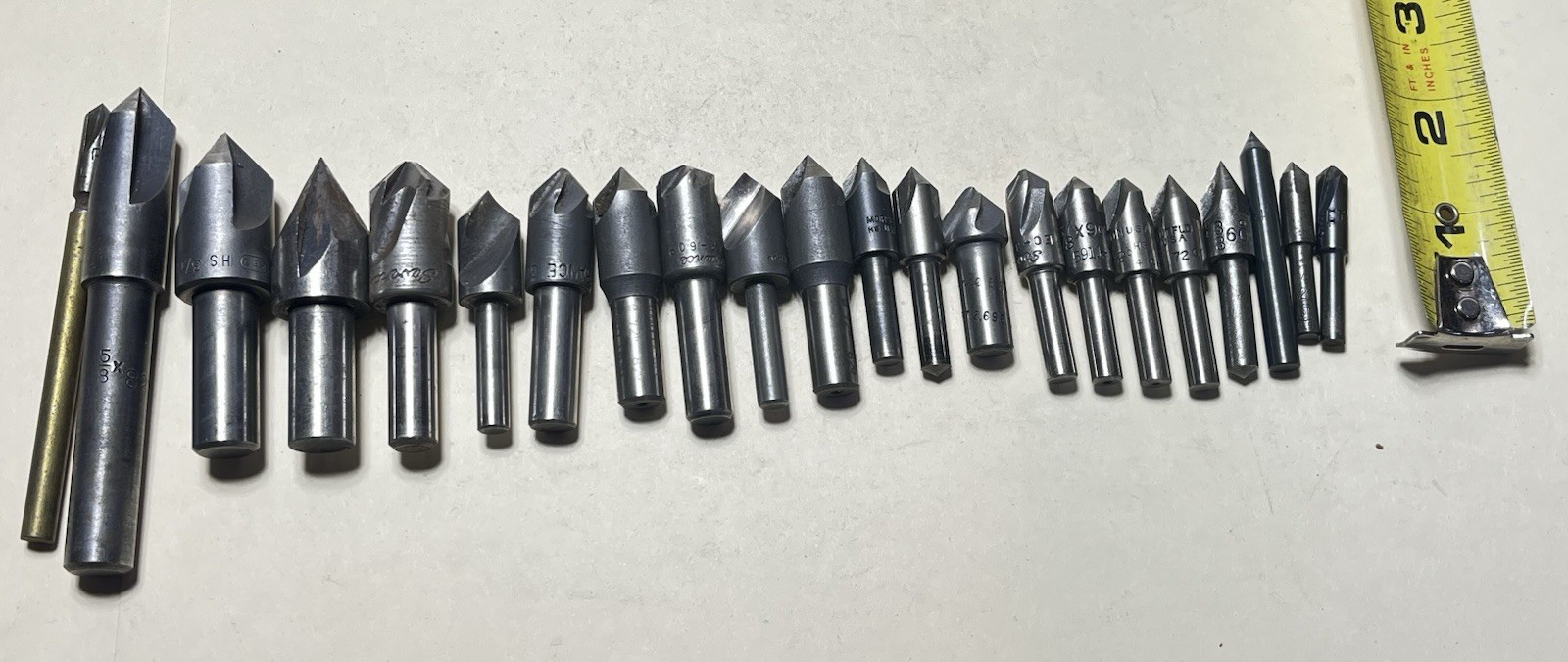 22 Used Machinist Countersinks