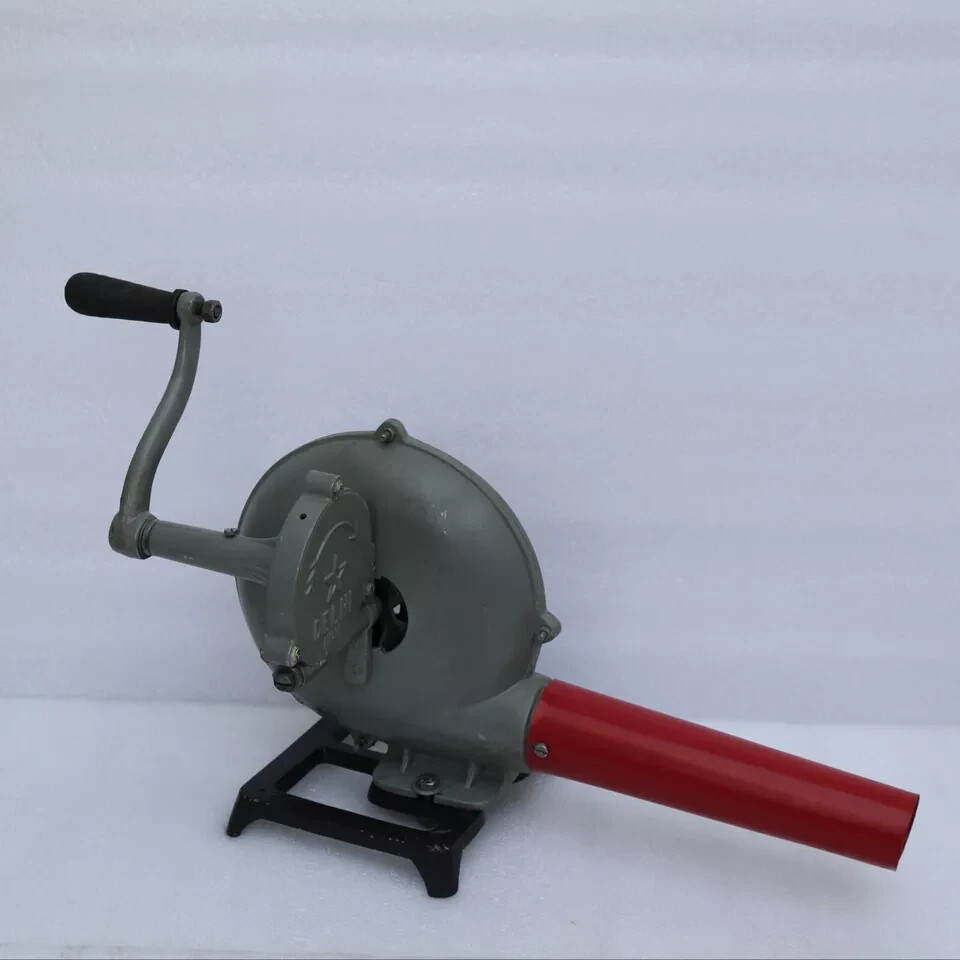 Vintage Style Forge Furnace Hand Blower Fan Pedal Type Handle For Blacksmith