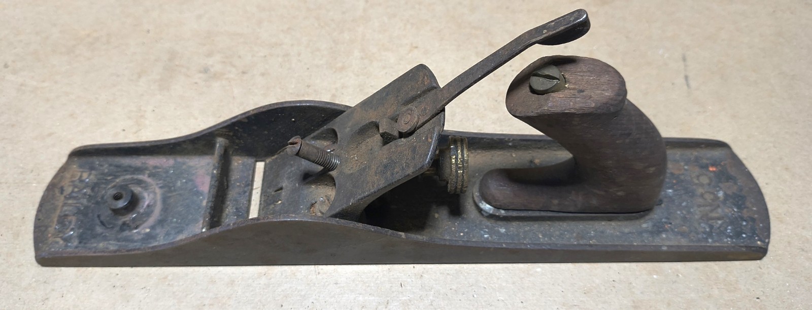 Three No. 5 incomplete Bailey/Stanley planes for repair/parts
