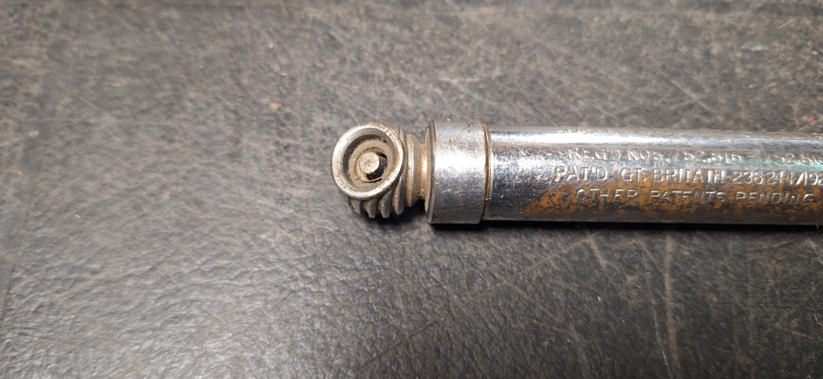 SCHRADER BALLOON TYRE GAUGE VINTAGE 1924 Works Vintage Race Car Speedster