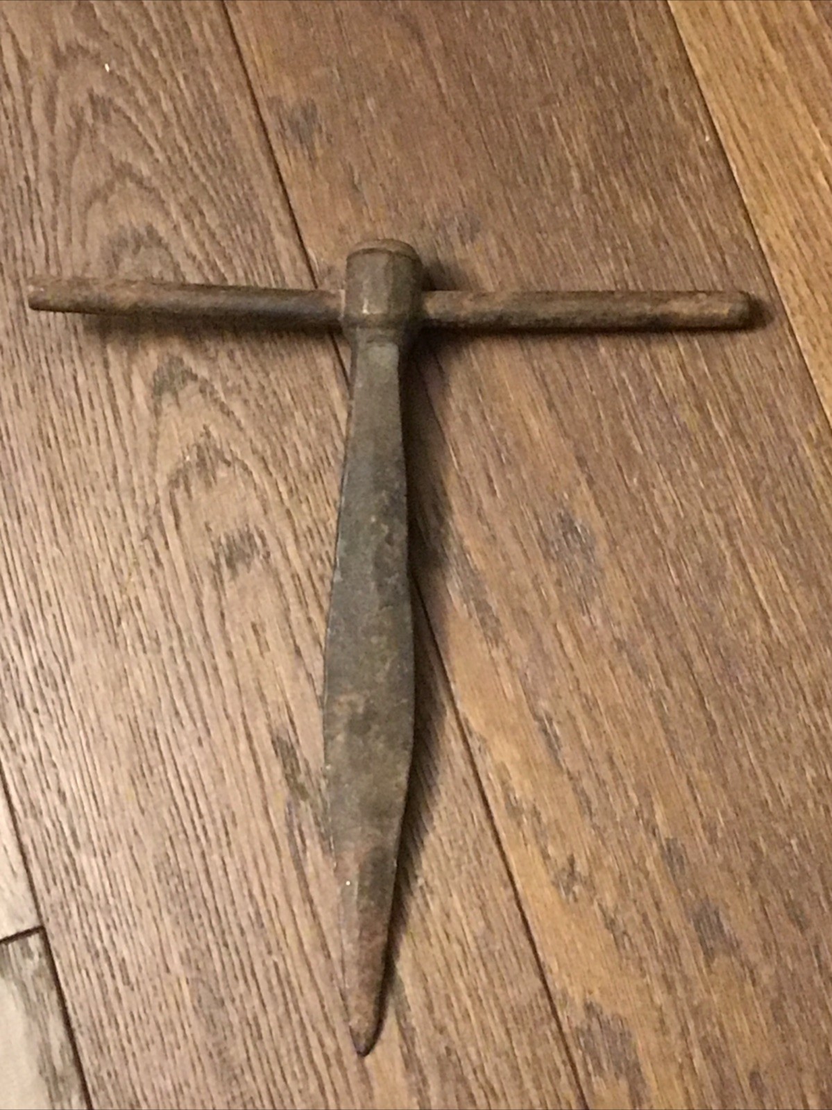 19th Century Handmade Antique Iron Ice Block Pick Farmer’s Hand Tool UNIQUE!
