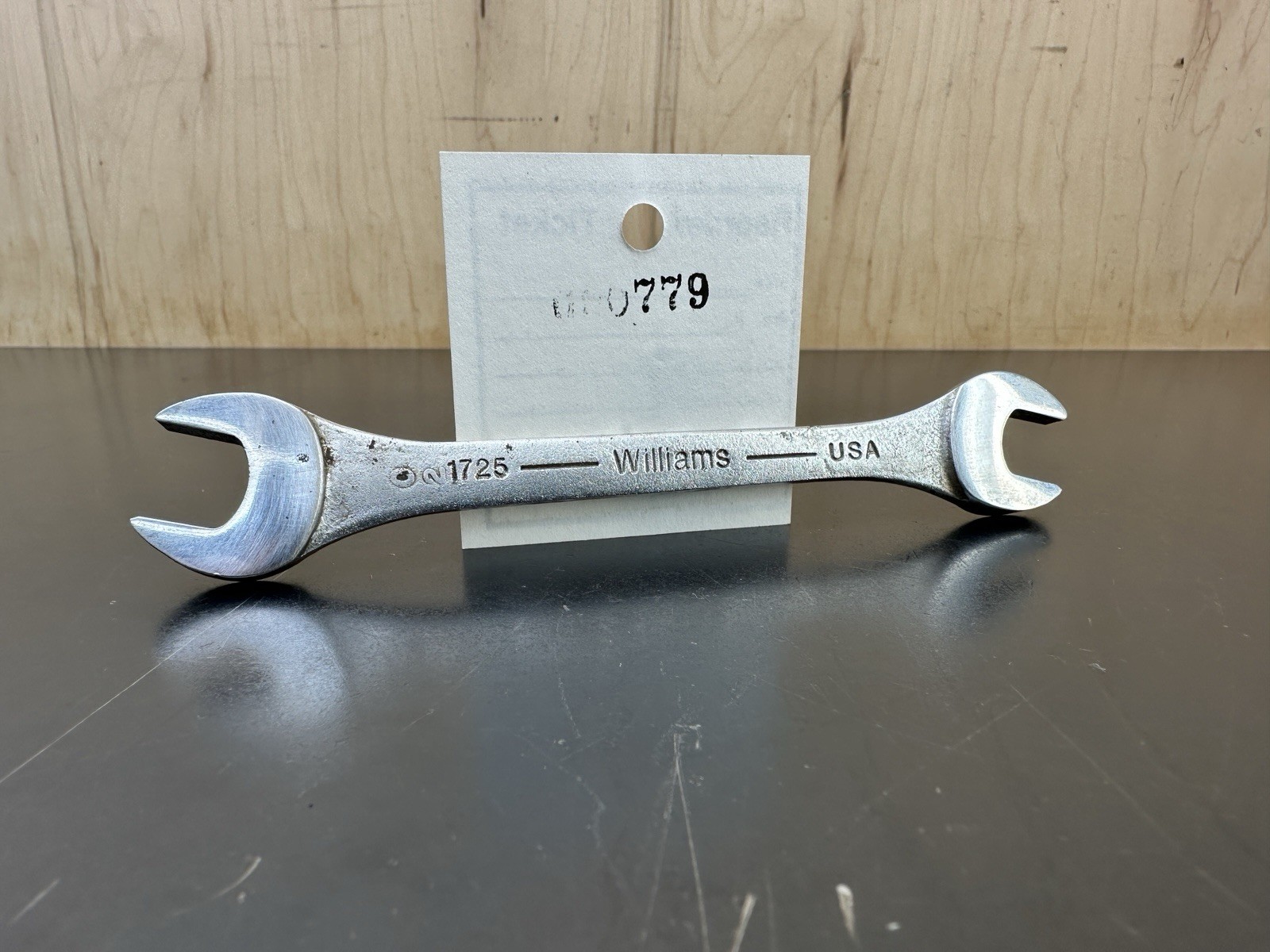 Used Vintage Williams Open End Wrench 1/2″ X 7/16″ Model 1725 Made In Usa