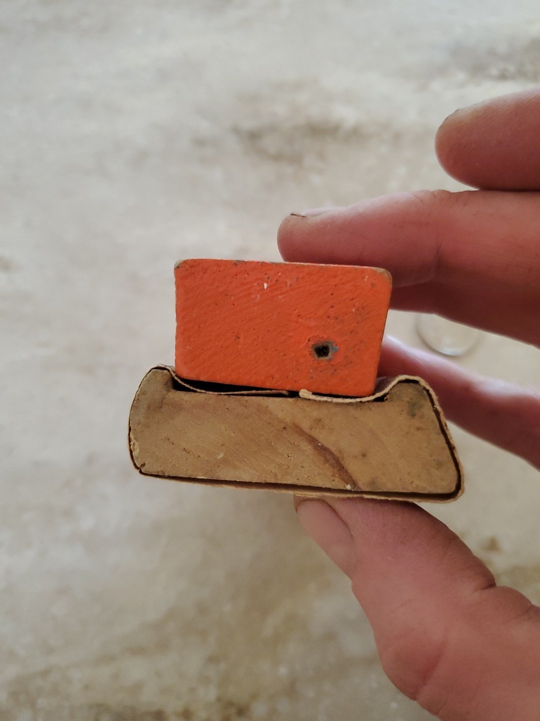 Vtg. Warner Wooden Sanding Block #436 4.5″ L Wing Nut Lock Made in USA