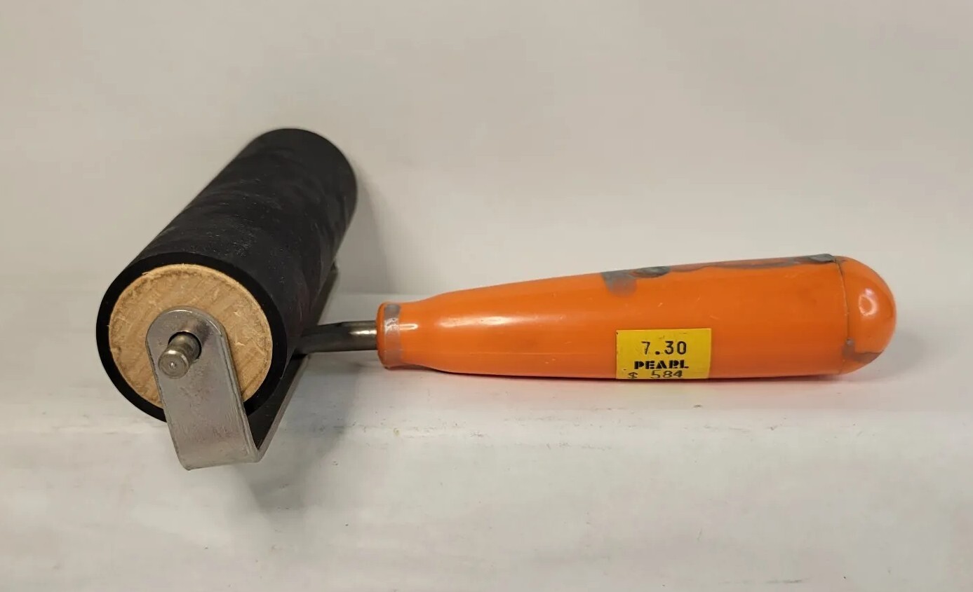 Speedball Soft Plastic Rubber Roller Statesville N.C. 5 Inches Long