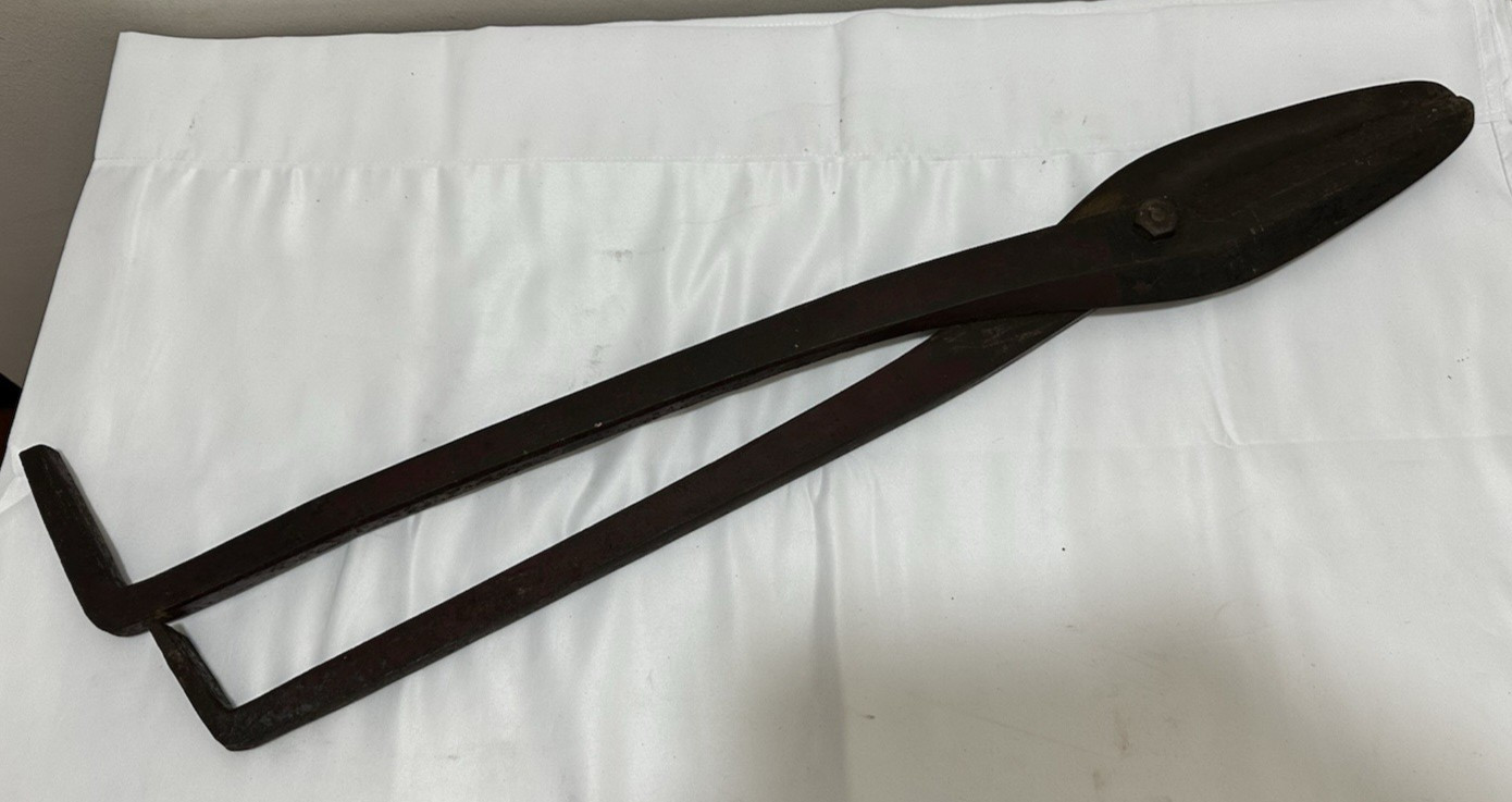 VINTAGE 28″ PECK, STOW & WILCOX, Anvil Mountable BENCH SHEARS PEXTO BLACKSMITH