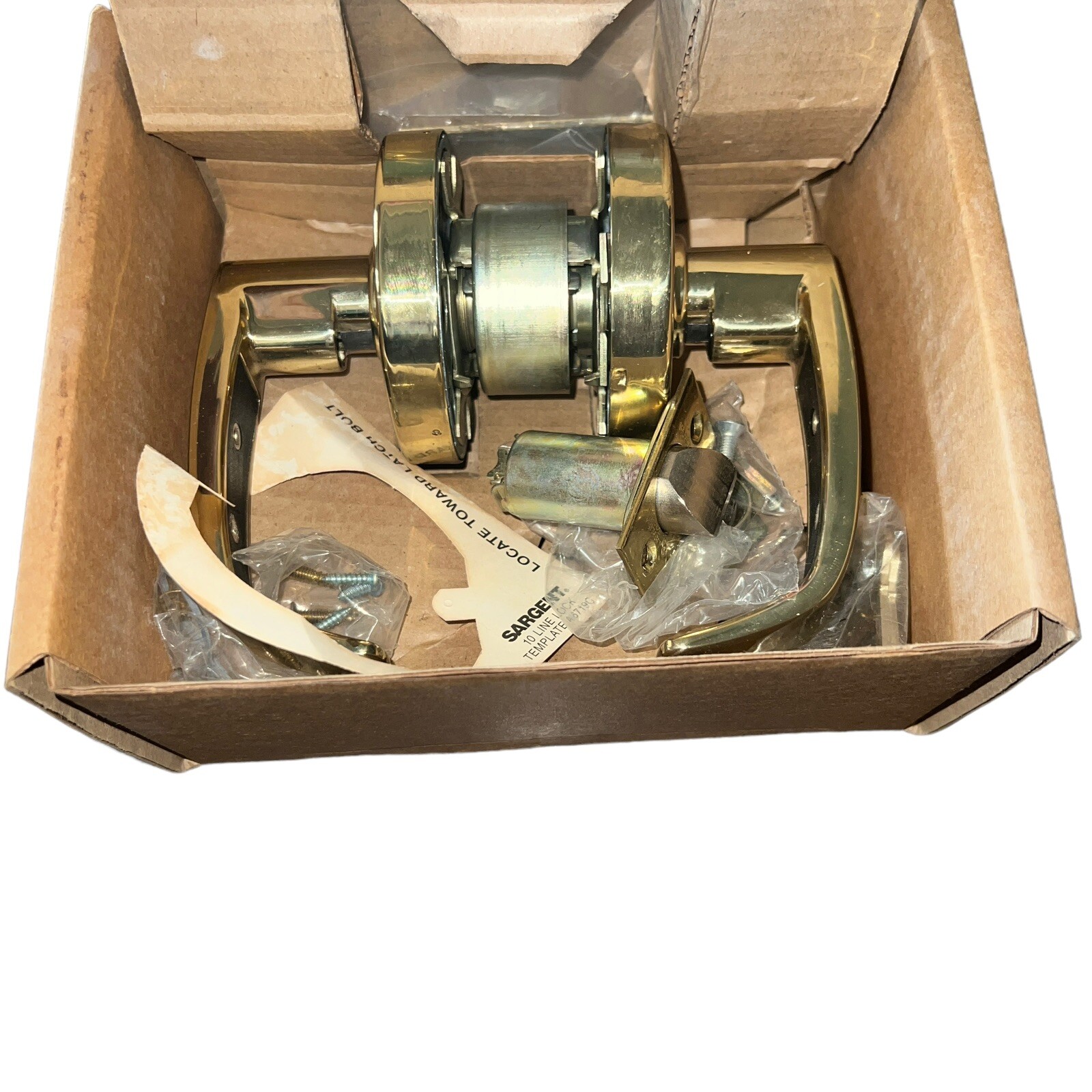 Sargent Entry Handle 10G37 LL SC28 Classroom Lever Gr. 1 w/sc1 KIK & 2 Keys 26D