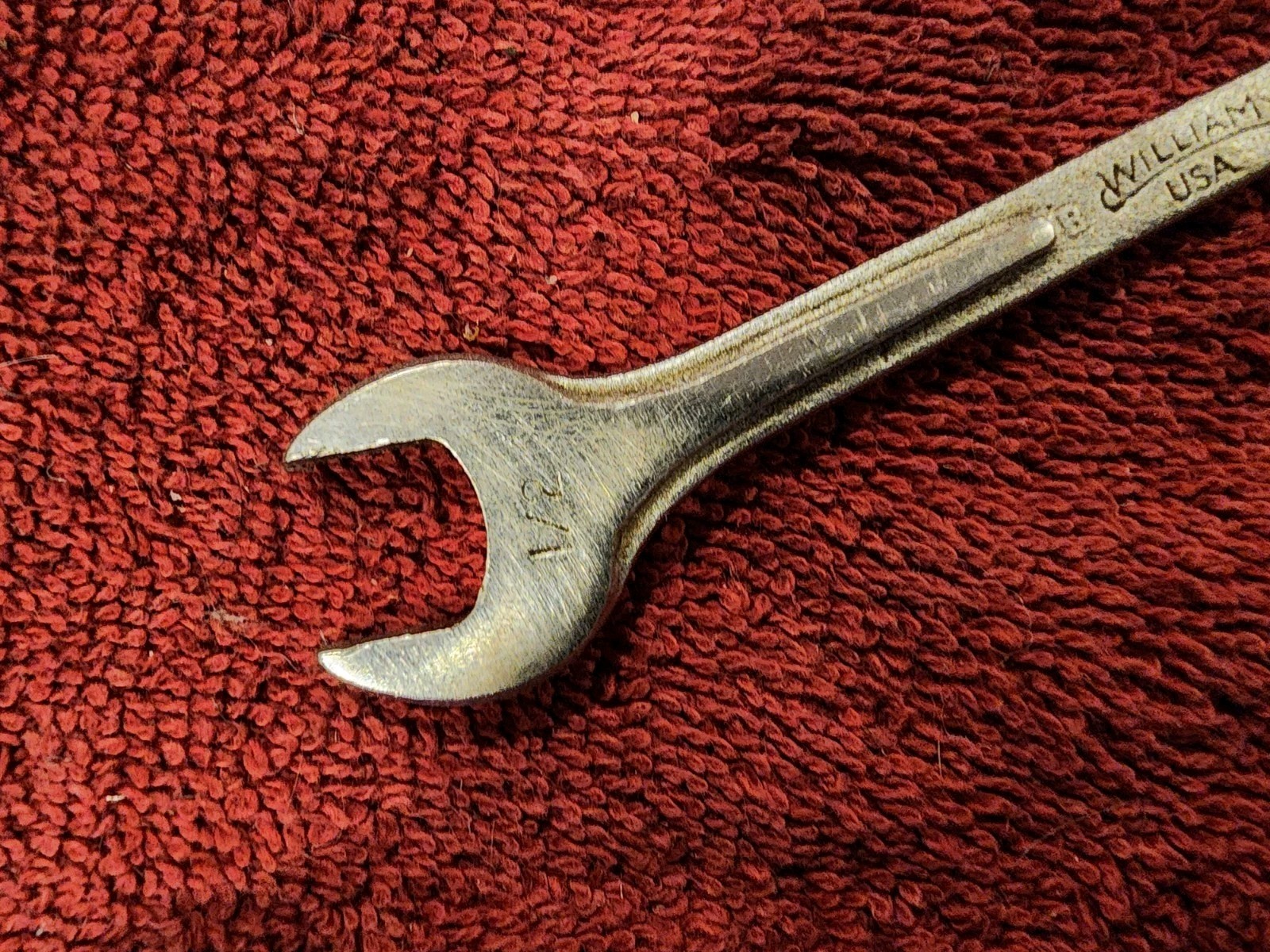 Vintage Williams Superrench 1725 Open End Wrench 7/16″ – 1/2″. #2