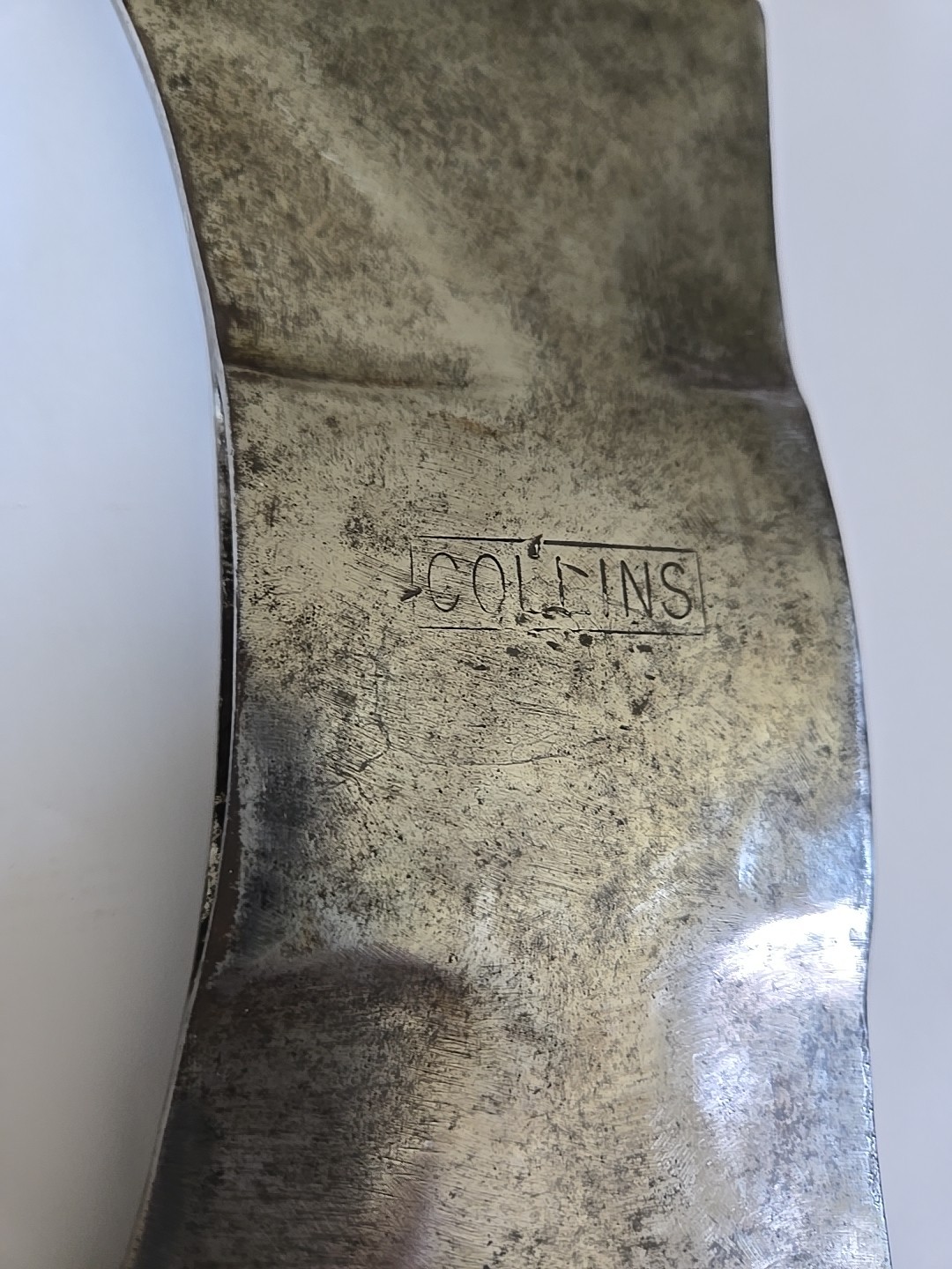 Vtg. Collins Double Bit Axe Head.3Lb.5.3 Oz.-10″ L-4-1/2″ Cut-Phantom Bevel LQQK